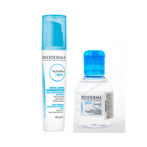 Биодерма Набор Гидрабио Лежер легкий крем 40 мл + Гидрабио вода 100 мл (Bioderma, Hydrabio) фото 0
