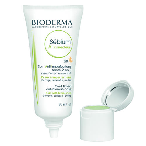 Биодерма Активный тональный уход 2 в 1 Себиум АI, 30 мл (Bioderma, Sebium) фото 0