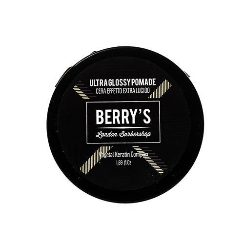 Brelil Professional Моделирующая паста (помада) для волос с ультраблеском Berrys Glossy Pomade, 50 мл (Brelil Professional, Berrys)