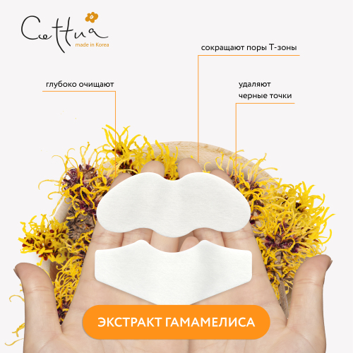 Сеттуа Полоски очищающие для носа, лба и подбородка 6 шт. (Cettua, Для лица) фото 2