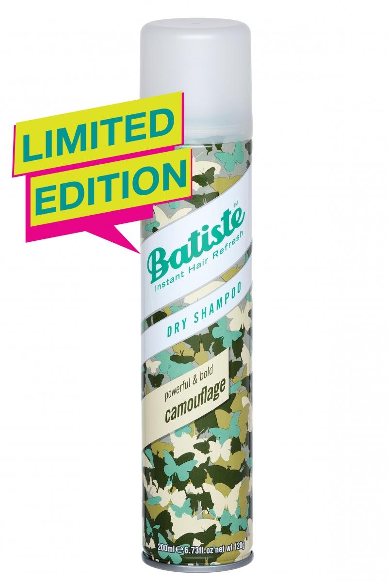 Батист Camouflage Сухой шампунь 200 мл (Batiste, Fragrance) фото 0