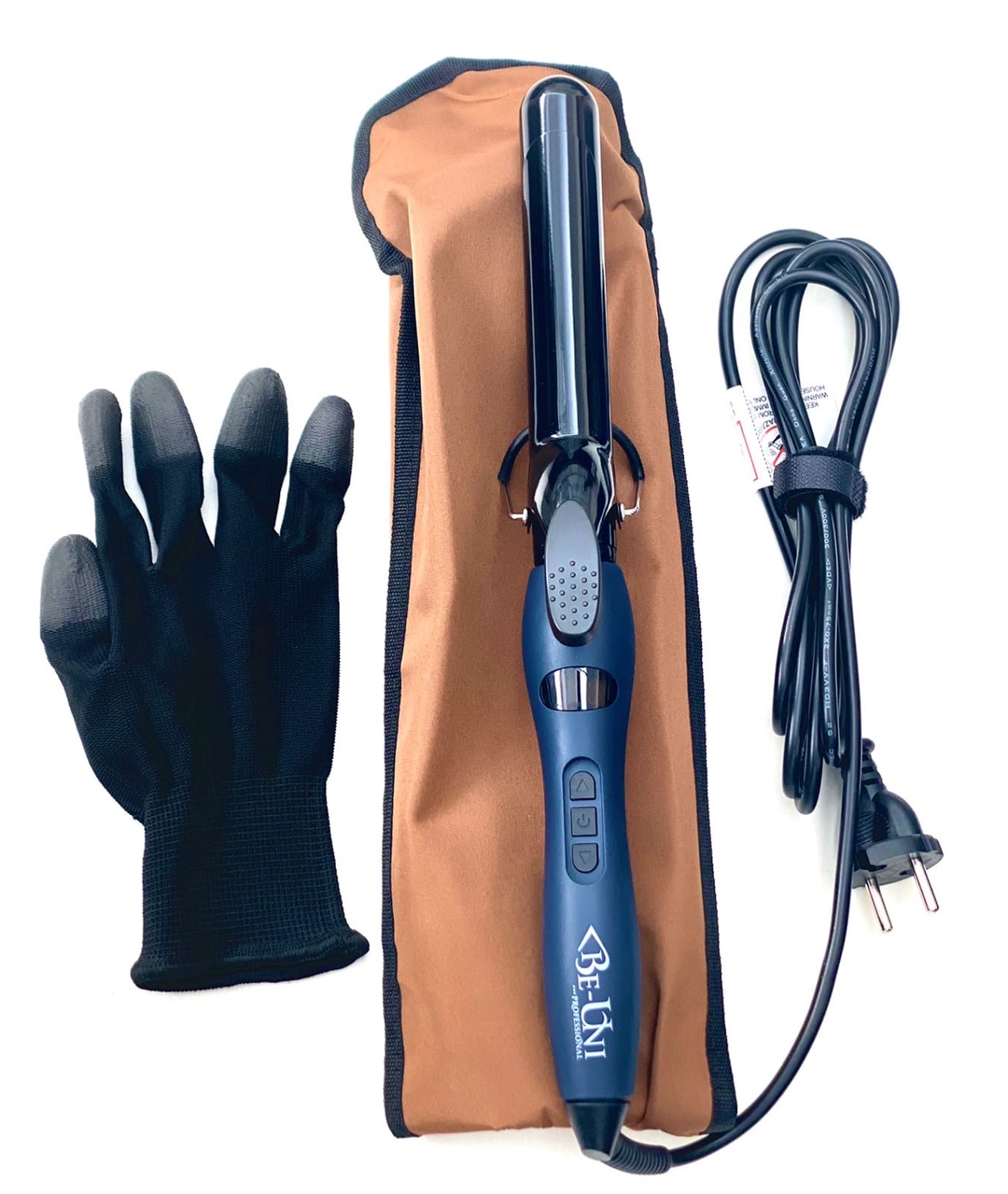 Би-Юни Плойка для завивки волос с покрытием турмалиновый кварц, диаметр 28 мм (Be-Uni, Diving Collection) фото 3