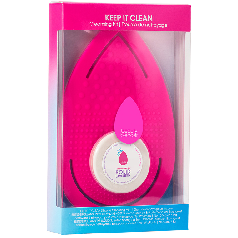 Beautyblender Рукавичка для очищения спонжей и кистей keep.it.clean, розовая (Beautyblender, Аксессуары)