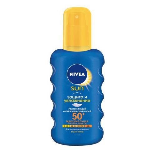 Нивеа Увлажняющий солнцезащитный спрей SPF 50, 150 мл (Nivea, Защита от солнца) фото 0