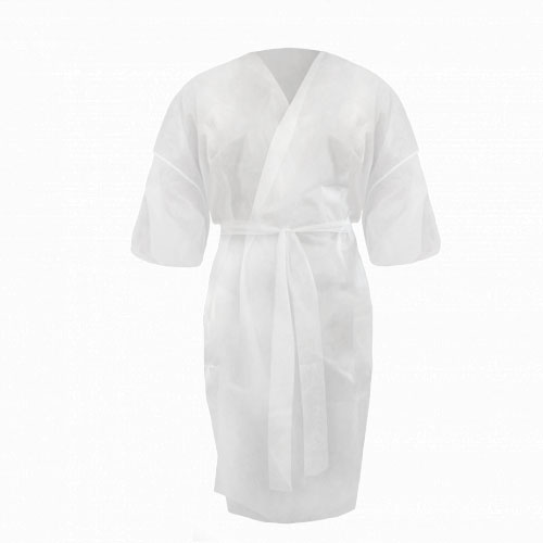 Купить Чистовье Халат кимоно с рукавами SMS люкс белый 1 х 5 штук (Чистовье, Расходные материалы и одежда для процедур)