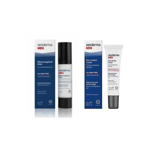 Сесдерма НАБОР SESDERMA MEN: Лосьон увлажняющий, 50 мл + Гель для век, 15 мл (Sesderma, Промо Наборы) фото 1