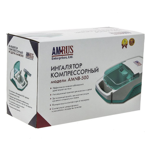 Амрус Ингалятор AMNB-500 компрессорный базовый (Amrus, Ингалятор компрессорный) фото 0