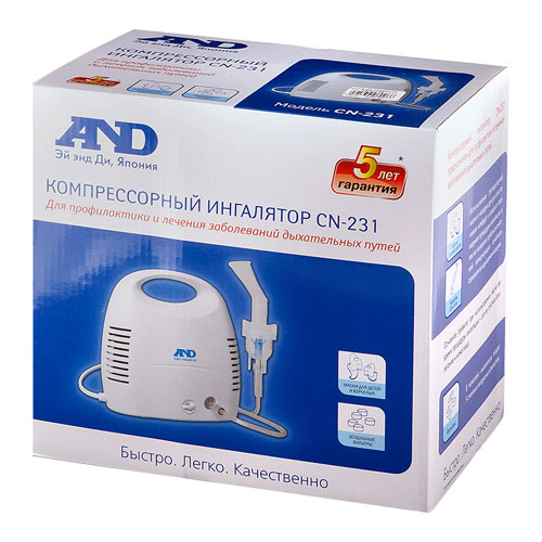 АНД Ингалятор CN-231 компрессорный (AND, Ингалятор компрессорный) фото 1