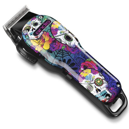 Андис Машинка для стрижки волос LCL US Pro Li, li ion Sugar Skull 0,5-2,4 мм аккумуляторно-сетевая 9 насадок (Andis, Машинки) фото 1