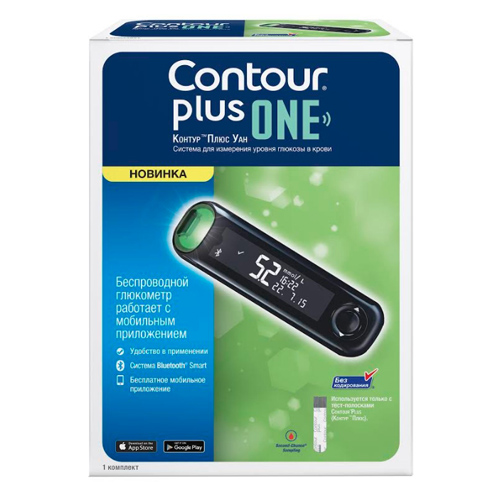 

Contour Plus Глюкометр Контур Плюс Уан (Contour Plus, Plus), Plus