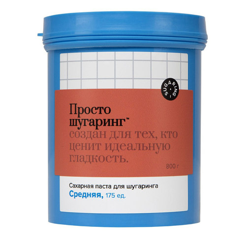 Глория Сахарная паста для депиляции средняя 