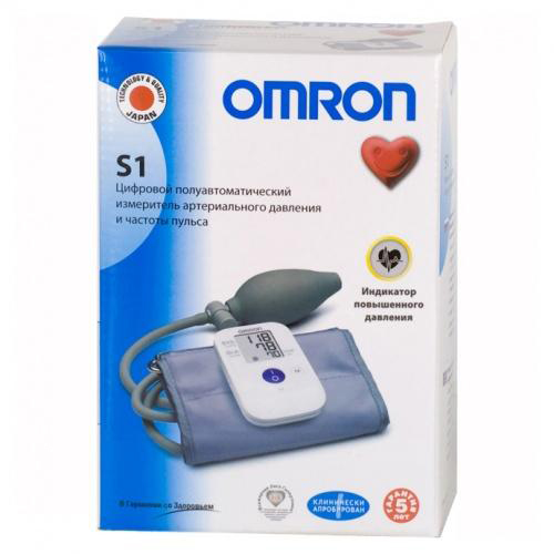 Омрон Тонометр S1 полуавтомат (Omron, Тонометр полуавтомат) фото 0