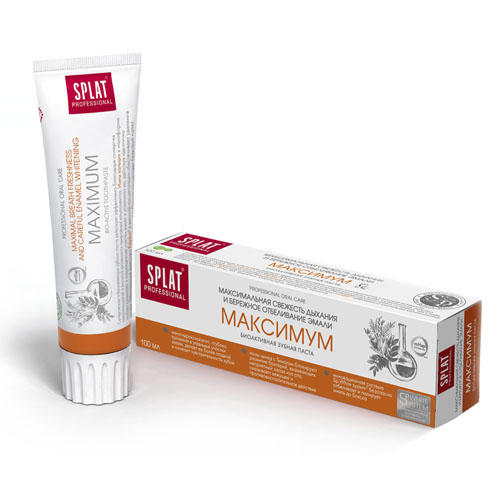 Сплат SPLAT Лечебно-профилактическая профессиональная зубная паста Максимум 100 мл (Splat, Professional) фото 1