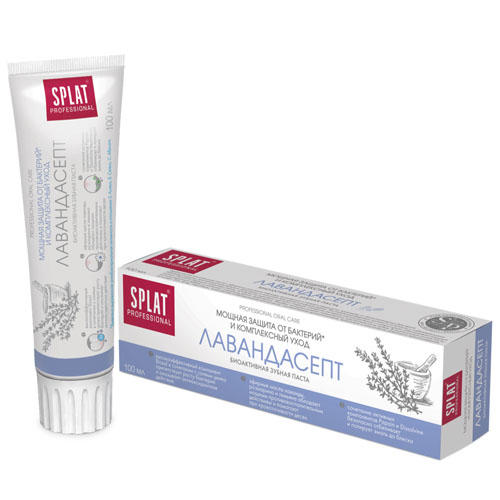 Сплат Лечебно-профилактическая профессиональная зубная паста Лавандасепт 100 мл (Splat, Professional) фото 5