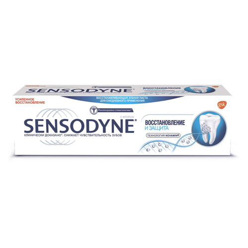 Sensodyne Зубная паста Восстановление и защита, 75 мл (Sensodyne, Зубные пасты)