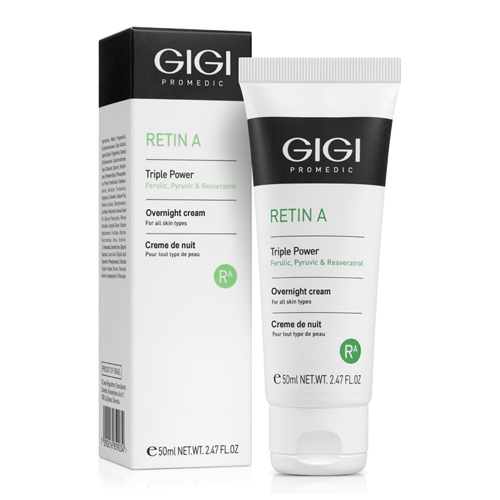 ДжиДжи Ночной крем пролонгированного действия Triple Power Overnight Cream, 50 мл (GiGi, Retin A) фото 0