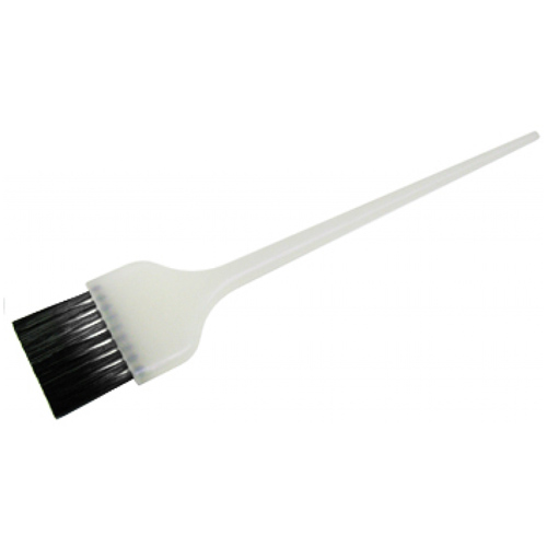 Dewal Pro Кисть для окрашивания, белая с черной прямой щетиной, широкая, 45 мм (Dewal Pro, Кисти парикмахерские)