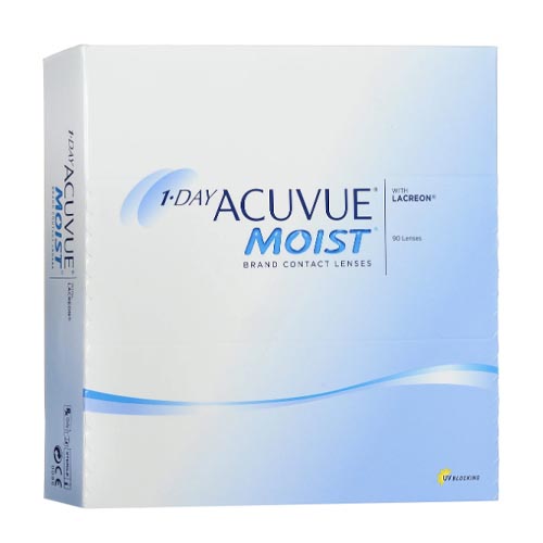 Acuvue Однодневные контактные линзы 1-Day Acuvue Moist 90 шт. фото