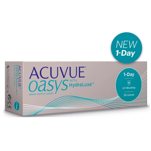 

Acuvue Однодневные контактные линзы Acuvue Oasys with HydraLuxe 30 шт (Acuvue, Однодневные линзы), Однодневные линзы