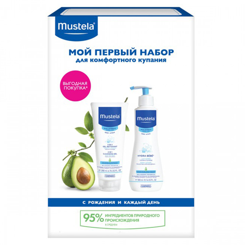 Мустела Мой первый набор для комфортного купания (Mustela, Bebe - время купаться) фото 0