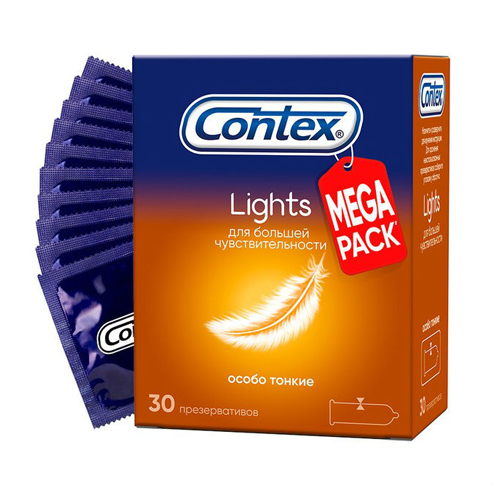 Contex Презервативы Light особо тонкие, №30 (Contex, Презервативы) фотографии