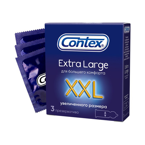 Contex Презервативы Extra Large XXL, №3 (Contex, Презервативы) презервативы vizit large увеличенного размера 6 штук