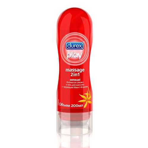 Durex Гель-смазка Play Massage Sensual 2 в 1, 200 мл (Durex, Гель-смазка)