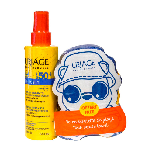 

Uriage Набор Барьесан SPF 50+ Спрей для детей 200 мл + Детское пляжное полотенце (Uriage, Bariesun), Bariesun