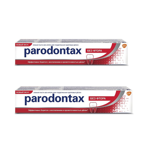 Parodontax Набор Зубная паста без фтора 50 мл 2 шт (Parodontax, Зубные пасты)  - Купить