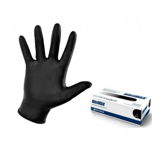 Чистовье Перчатки нитрил черные L NitriMax 1 х 100 шт (Чистовье, Расходные материалы для рук и ног) фото 0