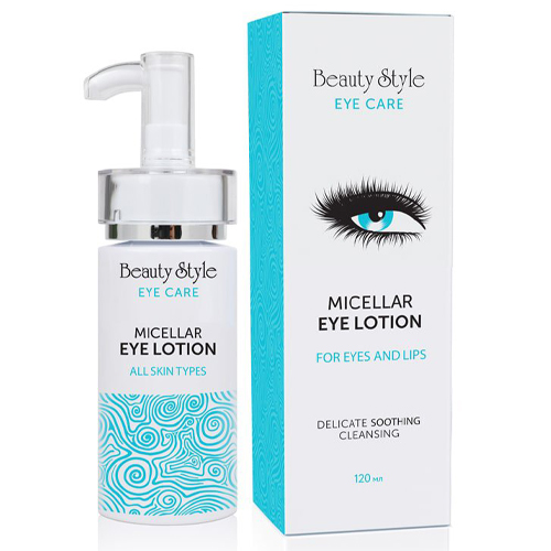 

Beauty Style Мицелярный лосьон для демакияжа глаз и губ 120 мл (Beauty Style, Серия для области вокруг глаз и губ), Серия для области вокруг глаз и губ