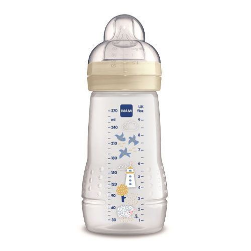 

MAM Easy Active Бутылочка для кормления 270 мл бежевая 2+ месяцев (MAM, Бутылочки для кормления и чашки), Бутылочки для кормления и чашки