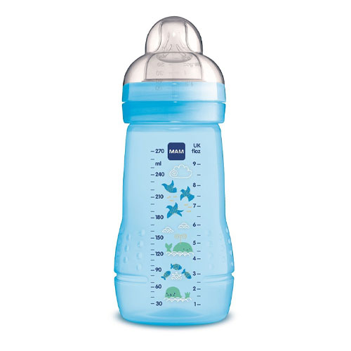 Мам Easy Active Бутылочка для кормления 270 мл голубая 2+ месяцев (MAM, Бутылочки для кормления и чашки) фото 0