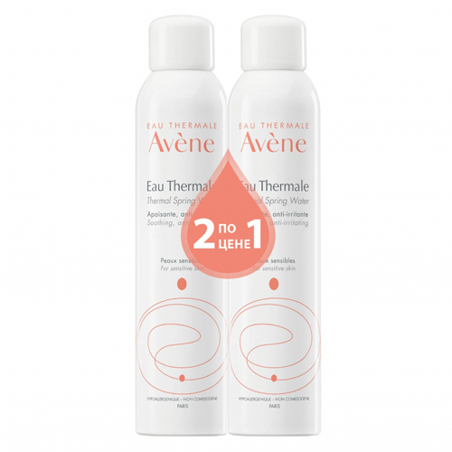 Авен Набор Термальная вода 2 х 300 мл (Avene, Eau Thermale Avene) фото 0