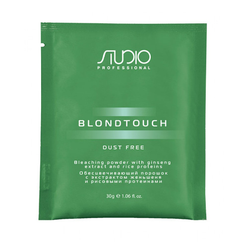 Kapous Professional Обесцвечивающий порошок с экстрактом женьшеня и рисовым протеином BlondTouch Dust Free, 30 г (Kapous Professional, Kapous Studio)