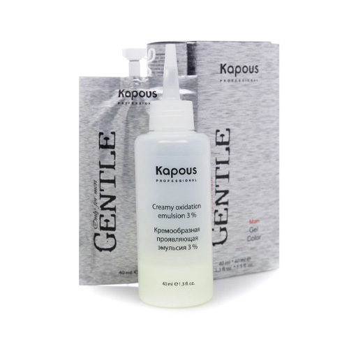 Kapous Professional Гель-краска для мужчин без аммония темно-коричневый Men Gel Color, 40 мл + 40 мл (Kapous Professional, Gentlemen)