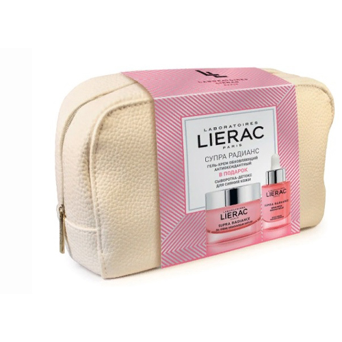 

Lierac Подарочный набор Гель-крем обновляющий антиоксидантный 50 мл +Сыворотка-детокс для сияния кожи 30 мл (Lierac, Supra Radiance), Supra Radiance