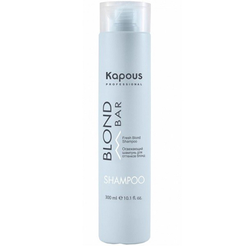 Капус Профессионал Освежающий шампунь для волос оттенков блонд Fresh Blond Shampoo, 300 мл (Kapous Professional, Kapous Professional) фото 0