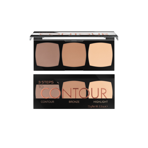

Catrice Палетка для макияжа: бронзеры и хайлайтер 3 Steps To Contour Palette (Catrice, Лицо), Лицо