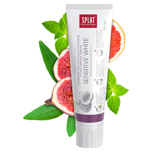 Сплат Зубная паста серии Sensitive White, 125 г (Splat, Professional) Сплат Зубная паста серии Sensitive White, 125 г (Splat, Professional) фото 4