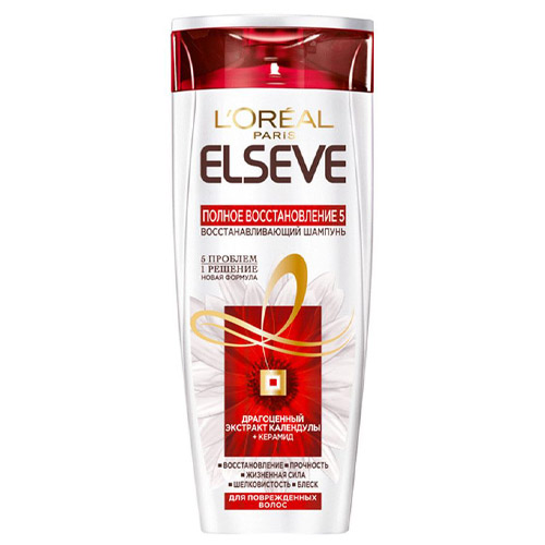 Лореаль Париж Шампунь Elseve Полное Восстановление 5, 400 мл (L'oreal Paris, Elseve) фото 0