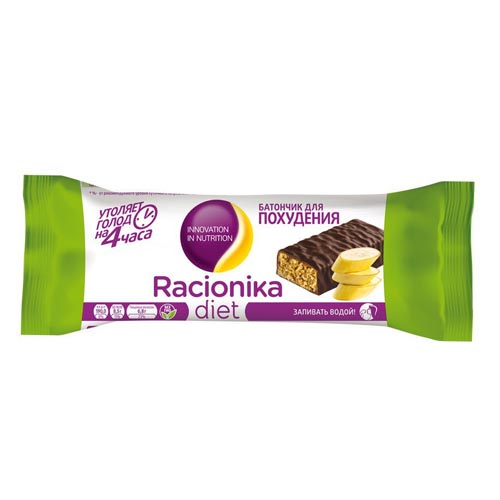 Рационика Диет батончик банан 60 г (Racionika, Racionika Diet) фото 0