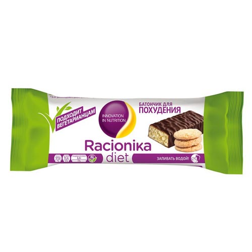 Рационика Диет батончик песочное печенье постный 50 г (Racionika, Racionika Diet) фото 0