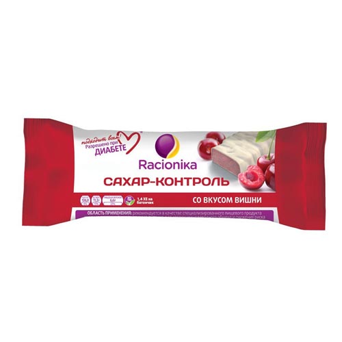 Рационика Батончик Сахар-контроль со вкусом вишни 50 г (Racionika, Racionika Сахар-контроль) фото 0
