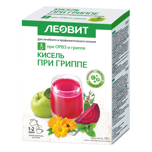 Леовит Кисель При гриппе 100 г (Леовит)