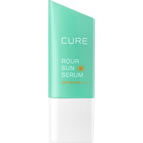 Кьюэ Солнцезащитный серум SPF 50+ PA++++ Aqua Sun Serum 50 мл (Cure, Солнцезащитные средства) фото 0