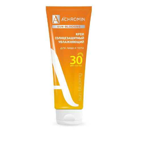 Ахромин Солнцезащитный крем для лица и тела SPF 30 250 мл (Achromin, Sun Blocking) фото 0