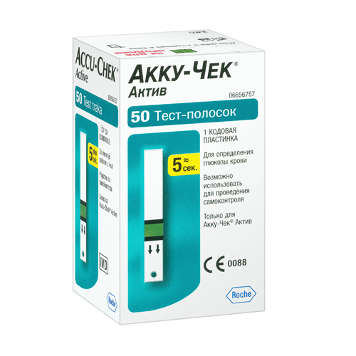 

Accu-Chek Тест-полоски актив N50 (Accu-Chek, Active), Active
