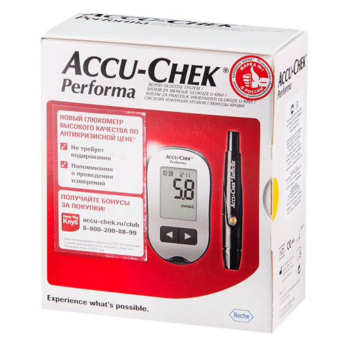 

Accu-Chek Глюкометр перформа набор (Accu-Chek, Performa), Performa