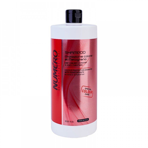 Brelil Professional Шампунь для защиты цвета с экстрактом граната, для окрашенных и мелированных волос, 1000 мл (Brelil Professional, Numero)